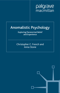 Anomalistic Psychology Anomalistic Psychology