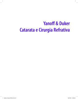 Yanoff & Duker Catarata e Cirurgia Refrativa Yanoff & Duker Catarata e Cirurgia Refrativa