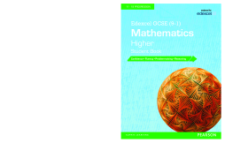 Edexcel GCSE (9-1) Mathematics: Higher Student Book Edexcel GCSE (9-1) Mathematics: Higher Student Book