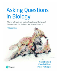 Asking Questions in Biology Asking Questions in Biology