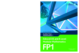 Edexcel AS and A Level Modular Mathematics Further Pure Mathematics 1 FP1
