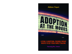Adoption at the Movies Adoption at the Movies