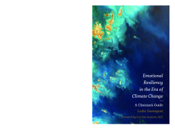 Emotional Resiliency in the Era of Climate Change Emotional Resiliency in the Era of Climate Change