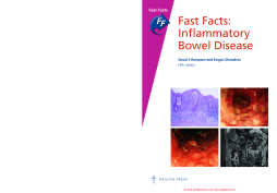 Fast Facts: Inflammatory Bowel Disease Fast Facts: Inflammatory Bowel Disease