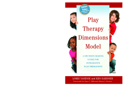 Play Therapy Dimensions Model Play Therapy Dimensions Model