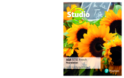Studio AQA GCSE French Foundation Student Book Studio AQA GCSE French Foundation Student Book