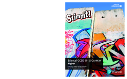 Stimmt! Edexcel GCSE German Higher Student Book Stimmt! Edexcel GCSE German Higher Student Book