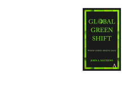 Global Green Shift Global Green Shift