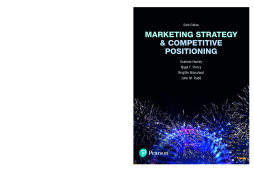 Marketing Strategy and Competitive Positioning Marketing Strategy and Competitive Positioning