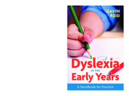 Dyslexia in the Early Years
