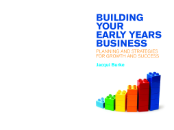 Building Your Early Years Business