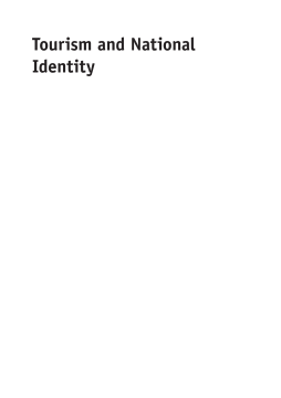 Tourism and National Identity Tourism and National Identity