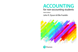 Accounting for Non-Accounting Students 9th Edition Accounting for Non-Accounting Students 9th Edition