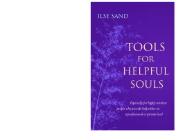 Tools for Helpful Souls Tools for Helpful Souls