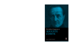 The Anthem Companion to Auguste Comte The Anthem Companion to Auguste Comte
