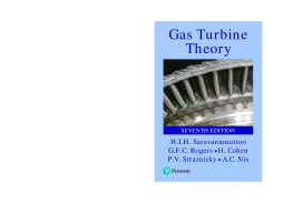 Gas Turbine Theory Gas Turbine Theory