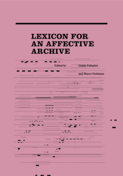 Lexicon for an Affective Archive Lexicon for an Affective Archive