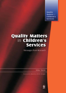 Quality Matters in Children's Services