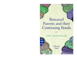Bereaved Parents and their Continuing Bonds