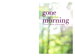 Gone in the Morning Gone in the Morning