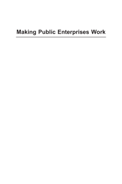 Making Public Enterprises Work Making Public Enterprises Work
