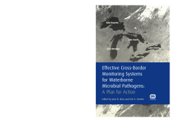 Effective Cross-Border Monitoring Systems for Waterborne Microbial Pathogens Effective Cross-Border Monitoring Systems for Waterborne Microbial Pathogens