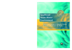 Southeast Asian Water Environment 2 Southeast Asian Water Environment 2