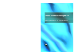 Water Demand Management Water Demand Management