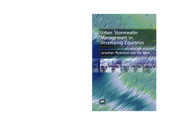 Urban Stormwater Management in Developing Countries Urban Stormwater Management in Developing Countries