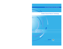Aerobic Granule Reactor Technology Aerobic Granule Reactor Technology
