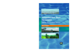 Integrated River Basin Governance Integrated River Basin Governance
