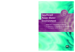 Southeast Asian Water Environment 5 Southeast Asian Water Environment 5