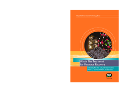 Waste Gas Treatment for Resource Recovery Waste Gas Treatment for Resource Recovery