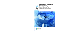 International Regulatory Co-operation International Regulatory Co-operation