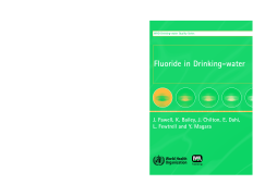 Fluoride in Drinking-water Fluoride in Drinking-water