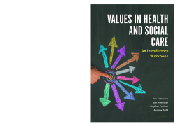 Values in Health and Social Care