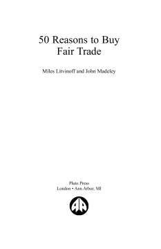 50 Reasons to Buy Fair Trade 50 Reasons to Buy Fair Trade