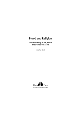 Blood and Religion Blood and Religion