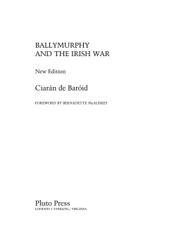 Ballymurphy and the Irish War Ballymurphy and the Irish War