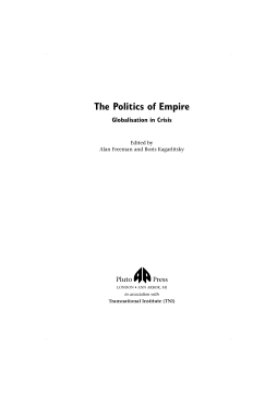 The Politics of Empire The Politics of Empire