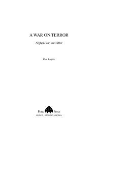 A War on Terror A War on Terror