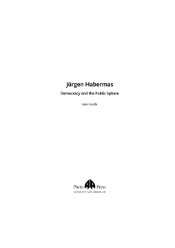 Jurgen Habermas Jurgen Habermas