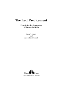 The Iraqi Predicament The Iraqi Predicament