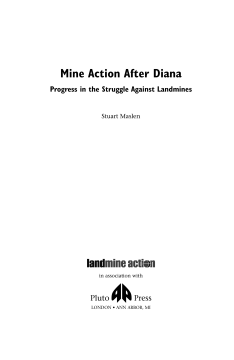 Mine Action After Diana Mine Action After Diana