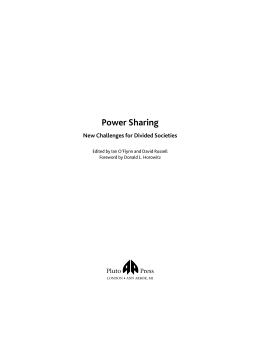 Power Sharing Power Sharing