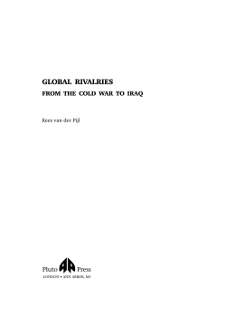 Global Rivalries From the Cold War to Iraq Global Rivalries From the Cold War to Iraq