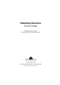 Globalizing Resistance Globalizing Resistance