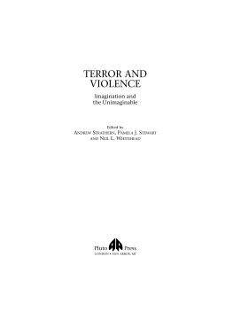 Terror and Violence Terror and Violence