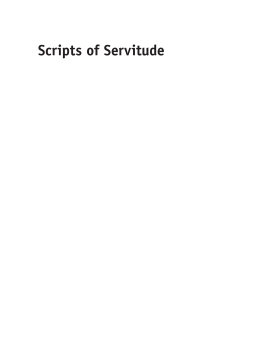 Scripts of Servitude Scripts of Servitude