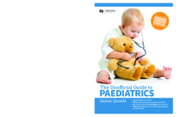 The Unofficial Guide to Paediatrics The Unofficial Guide to Paediatrics